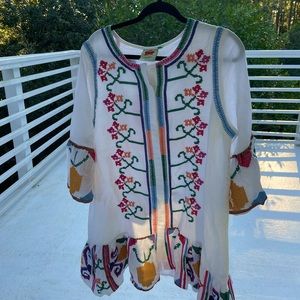 FARM Rio Cross Stitch Dress